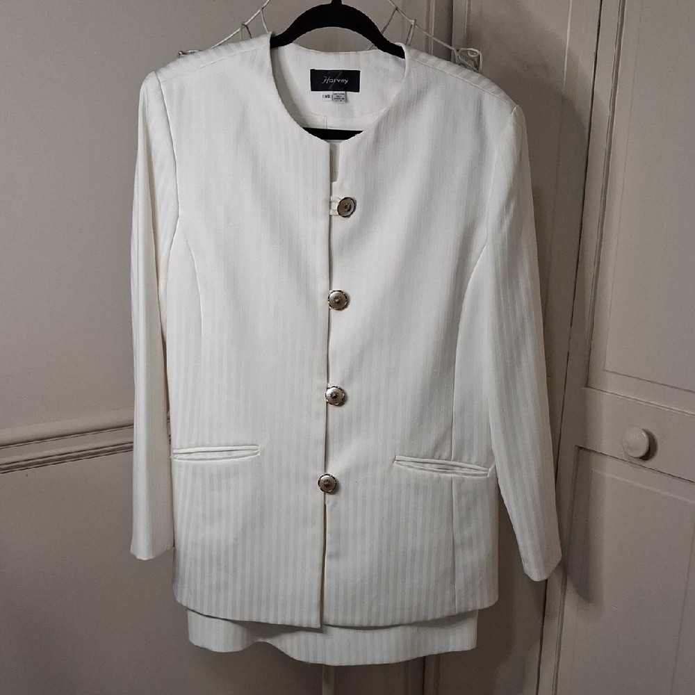 Harveys Cream Blazer with Button Detail